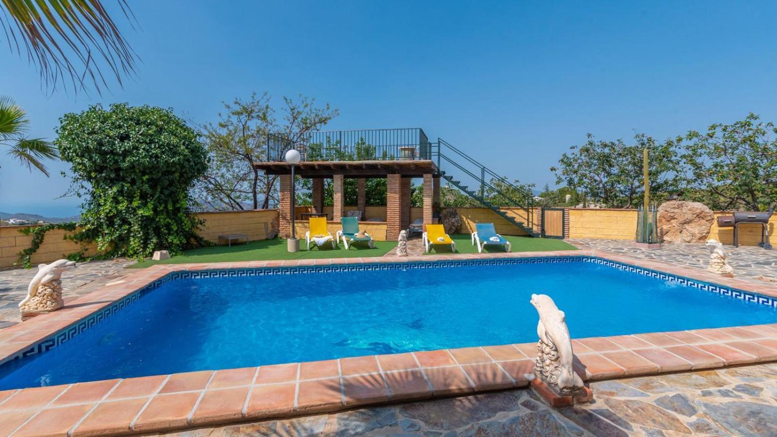 Villa Paraiso Andaluz Sedella by Ruralidays Esterno foto